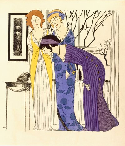 Three dresses and a toad by Paul Iribe